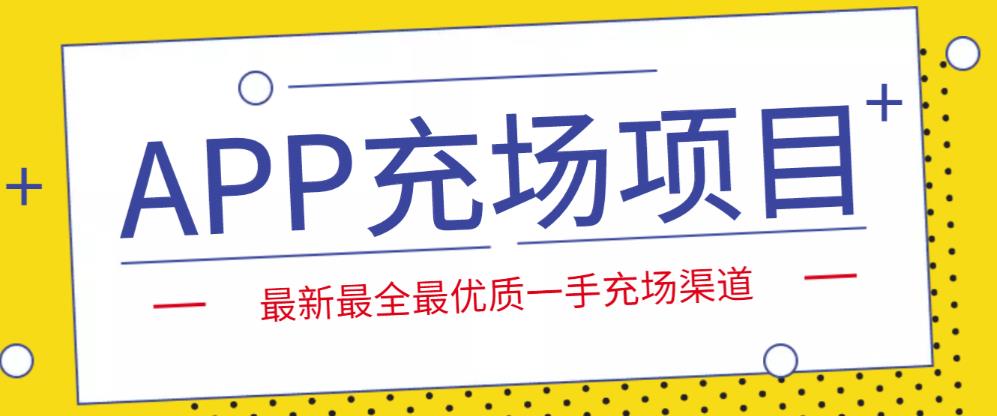 外面收费9800的APP充场项目，实操一天收入800+个人和工作室都可以做